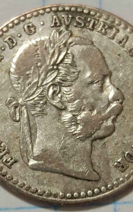 Монета 10 крейцеров, 1870 год, Австро Венгерская империя