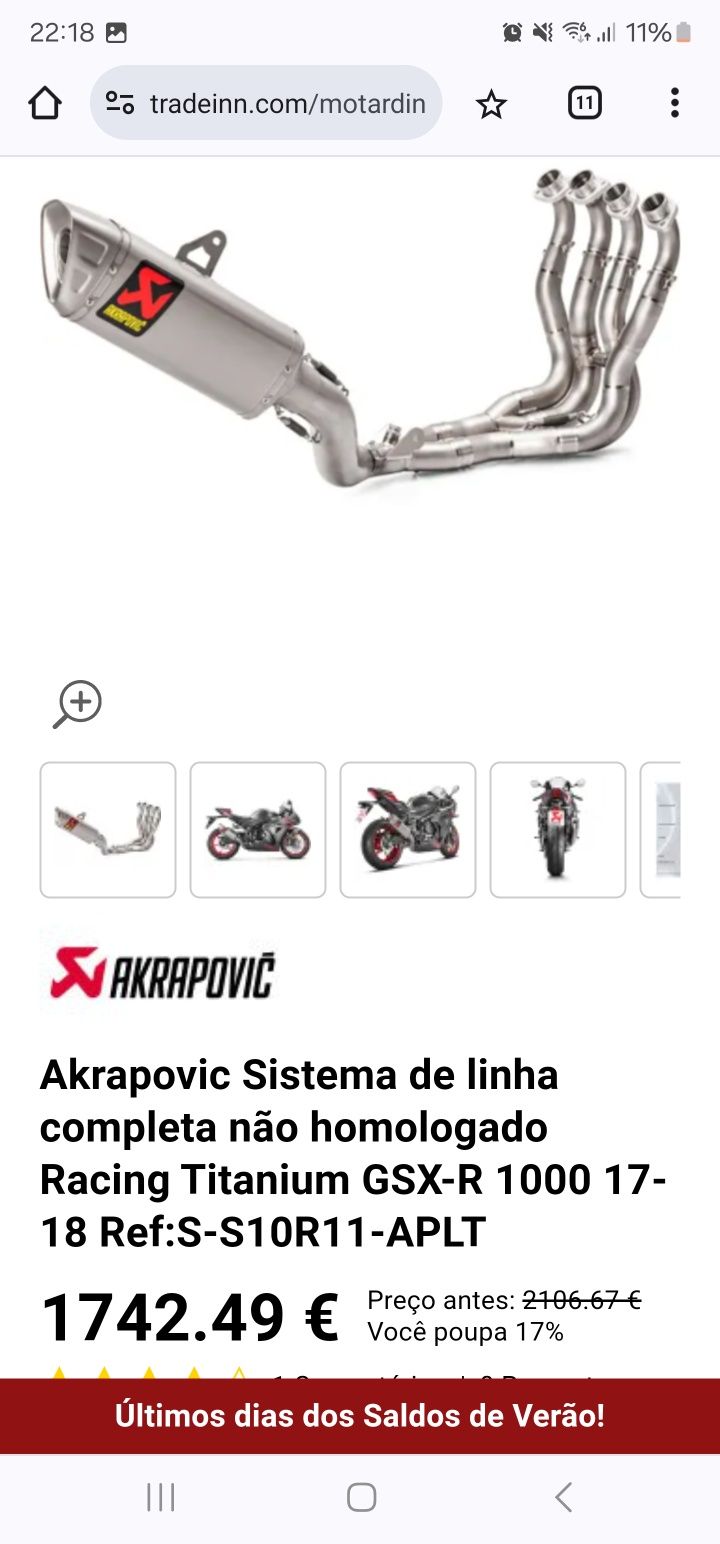 Suzuki gsxr1000rr Nov 2017