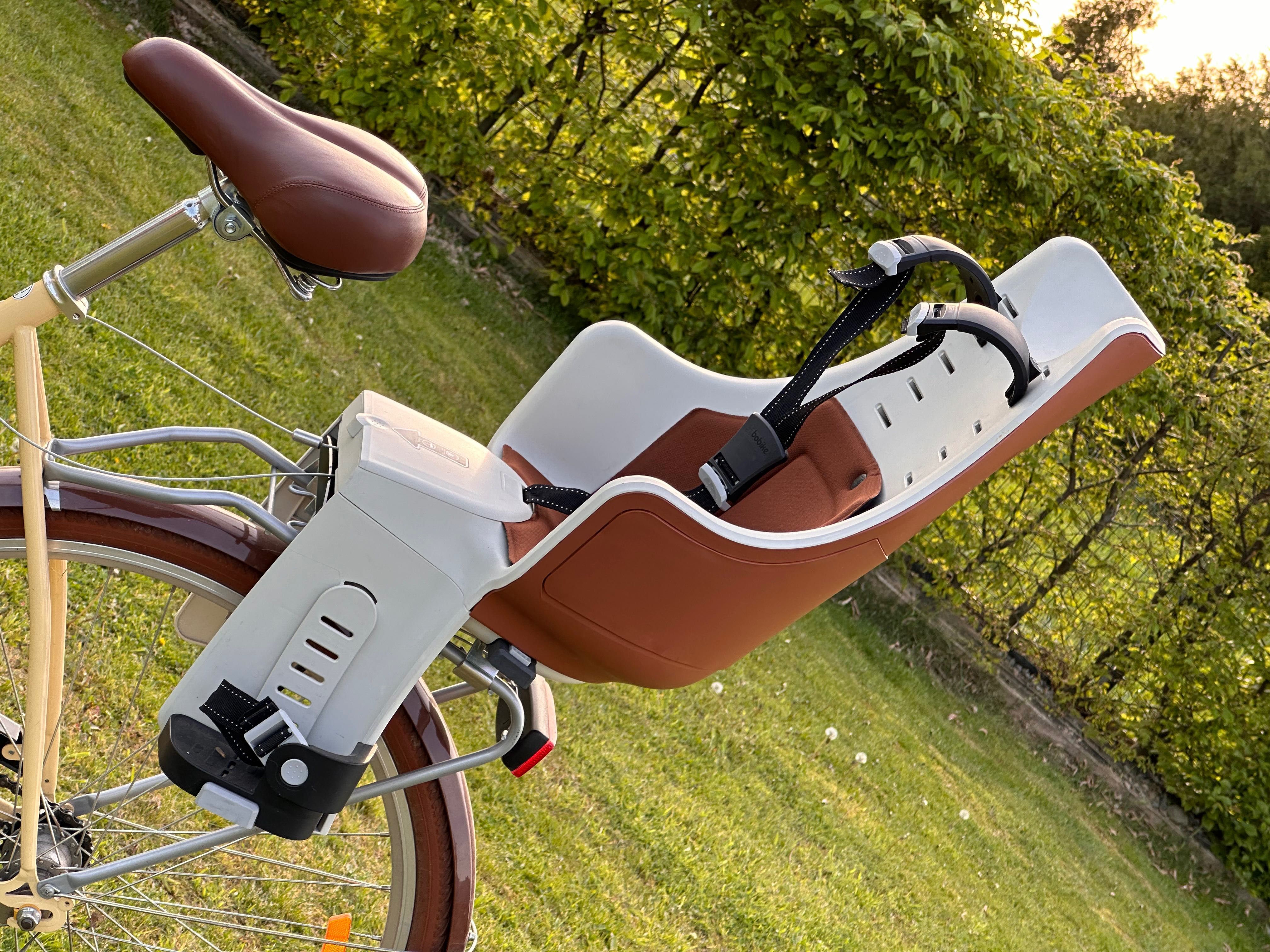 Fotelik rowerowy Bobike Exclusive Maxi Plus - Cinnamon brown