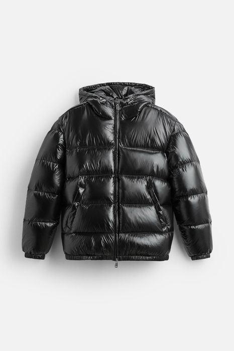 Zara puffer black jacket | Зара ПуховикПухан куртка 3411/510/800/04