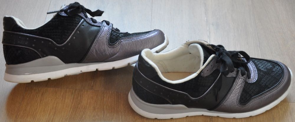 UGG R.37 sneakersy, skórzane półbuty sportowe- świetne