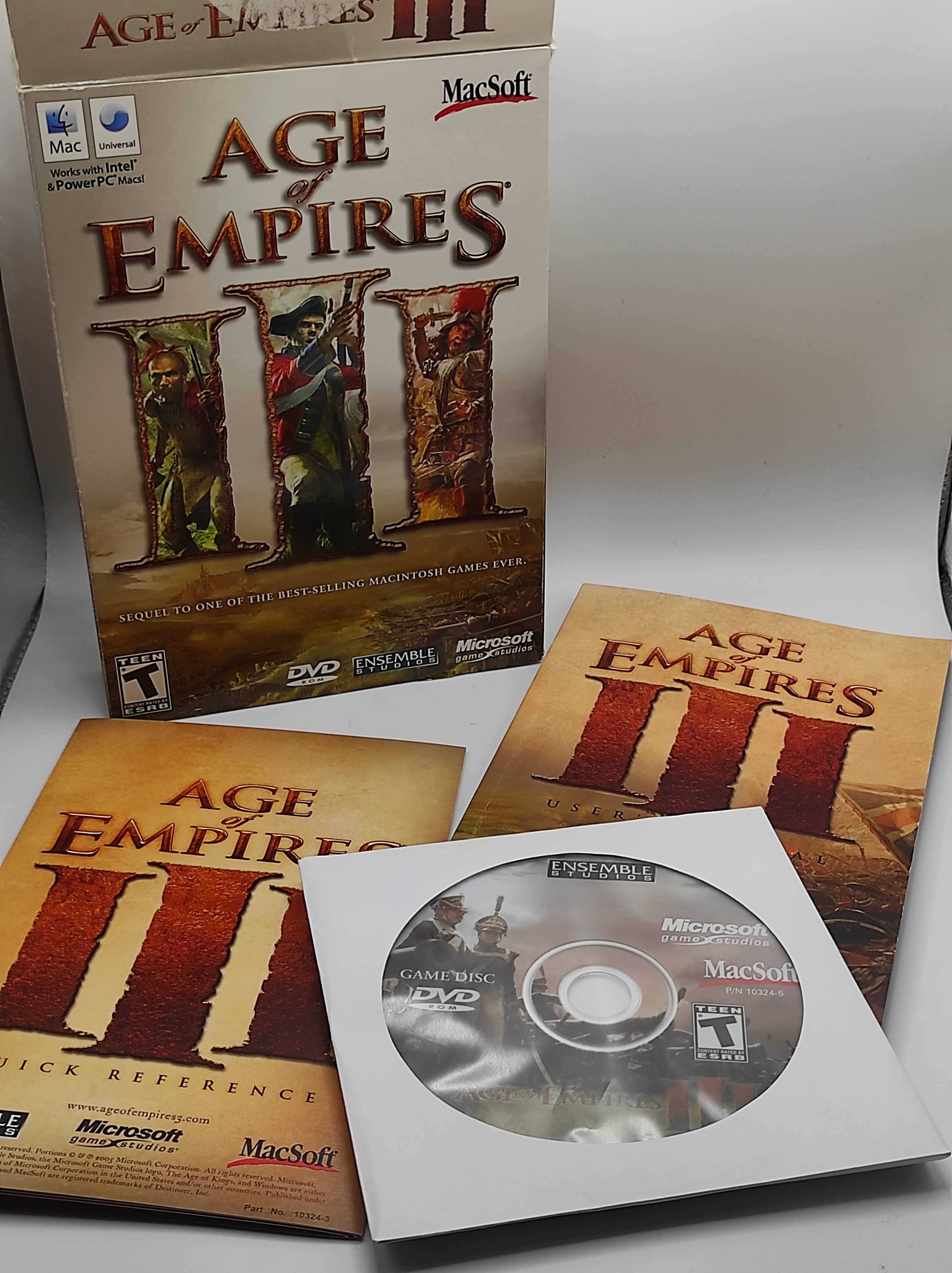 Gra PC Age of Empires 3 pudełko z instrukcją + płyta