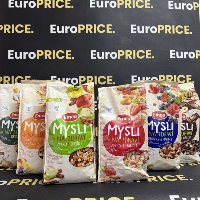 Мюслі Емхо (горіх, медове, фруктове і т. д.) | Emco 750г