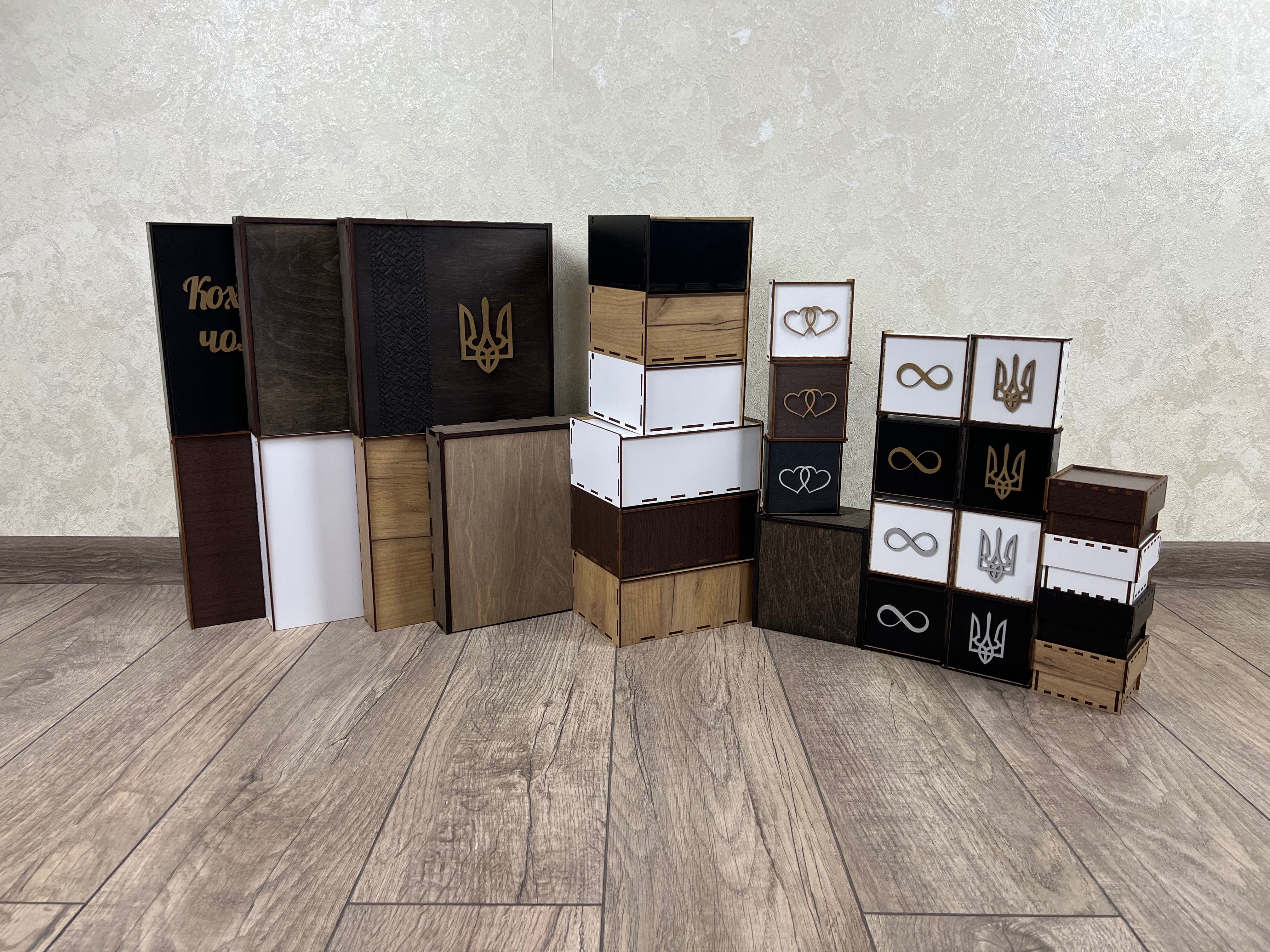 Подарункова коробочка із ДТП , Виготовлення коробочок , Лазерна різка