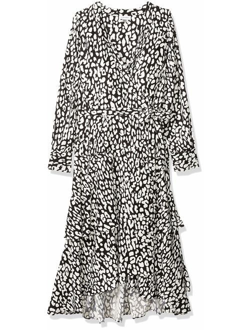 Vestido Calvin Klein, S, novo, preto e branco leopardo