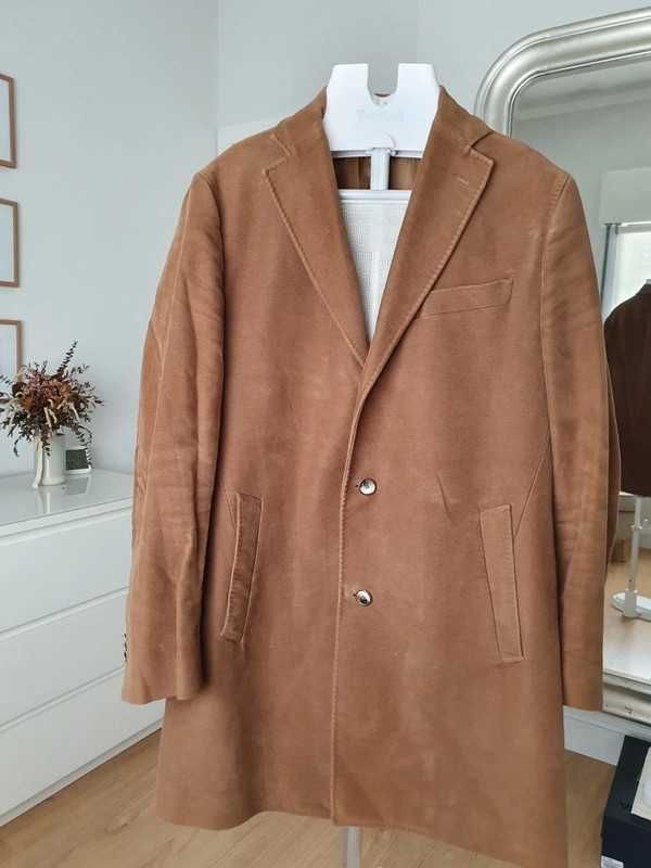 Sobretudo Camel Massimo Dutti