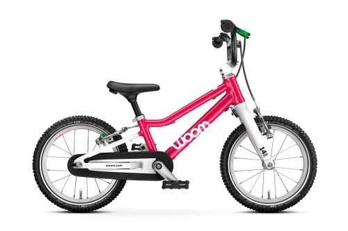 Rower dziecięcy Woom 2, 14 cali, różowy