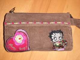 Bolsa/mala/carteira da Betty Boop em bombazine nova