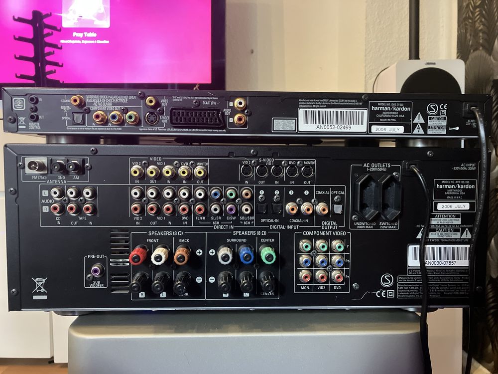 Amplituner Harman Kardon AVR 135 B/ DVD 27