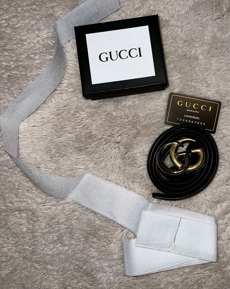 Pasek skórzany Gucci