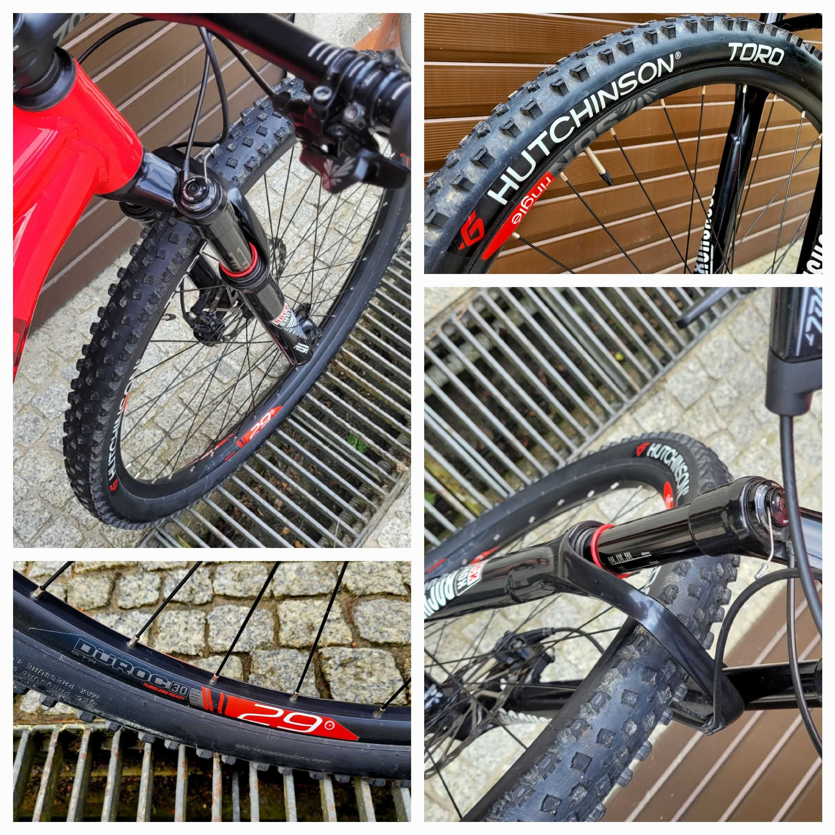 Rower Górski MTB ROCKRIDER XC500, SRAM GX Eagle, Level T,Rockshox Reba