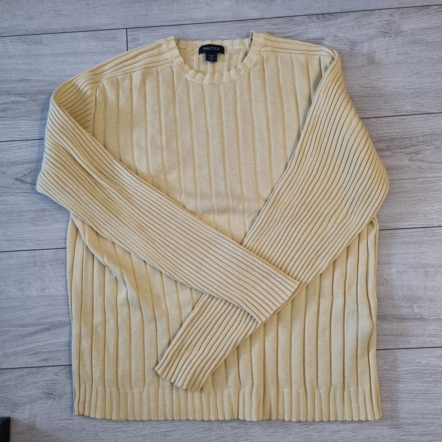 Sweter NAUTICA roz. XL żółty