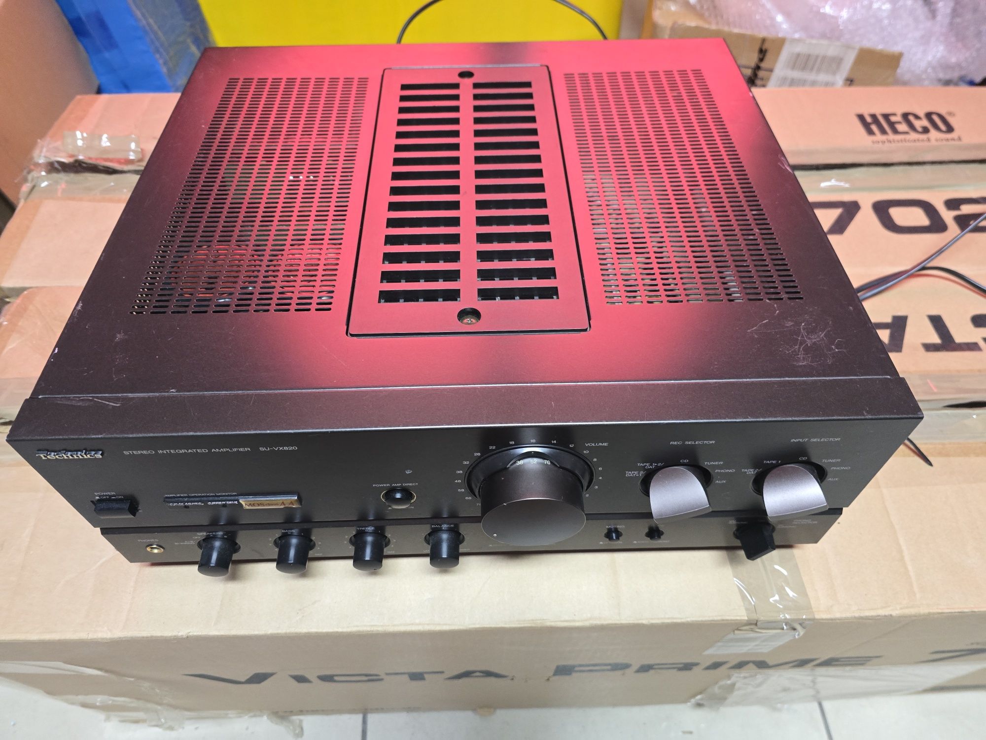 Mocny wzmacniacz Technics su-vx820 100w na kanał w 8ohm, po serwisie!