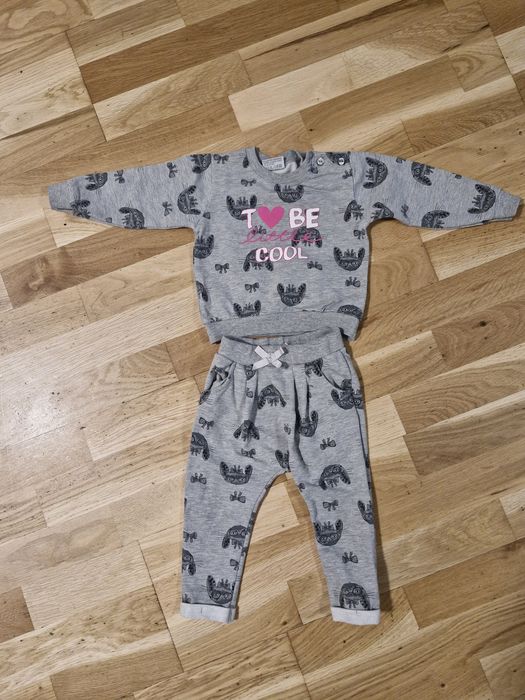 Bluza i spodnie dla dziewczynki r. 86