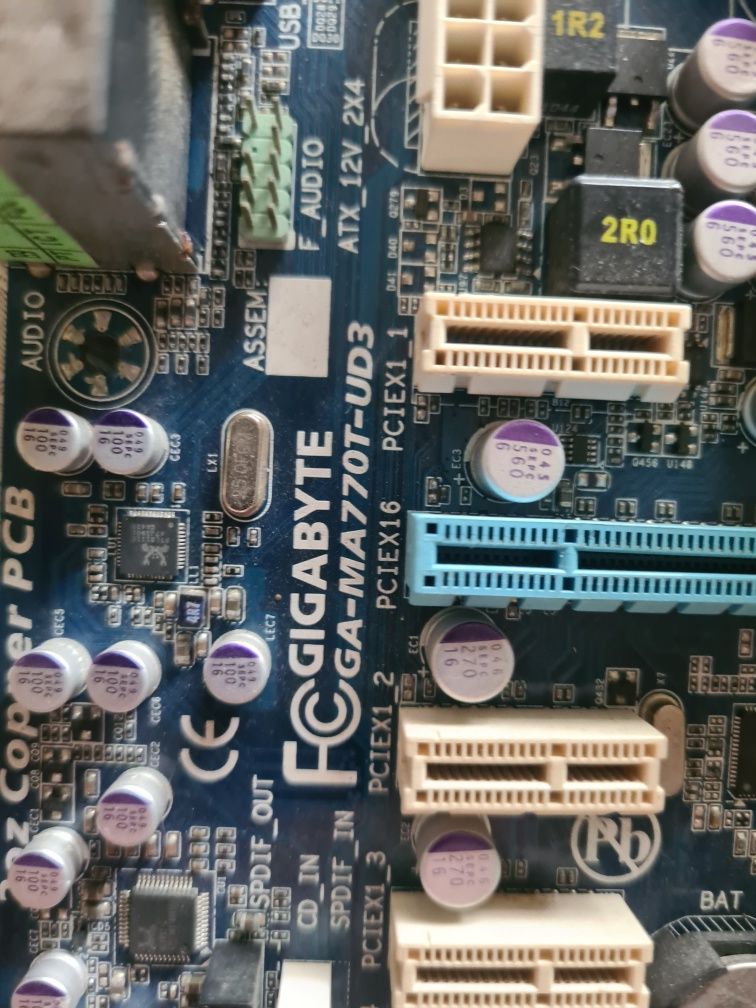 Płyta główna Gigabyte GA-MA770T-UD3 socket AM3 Pcie