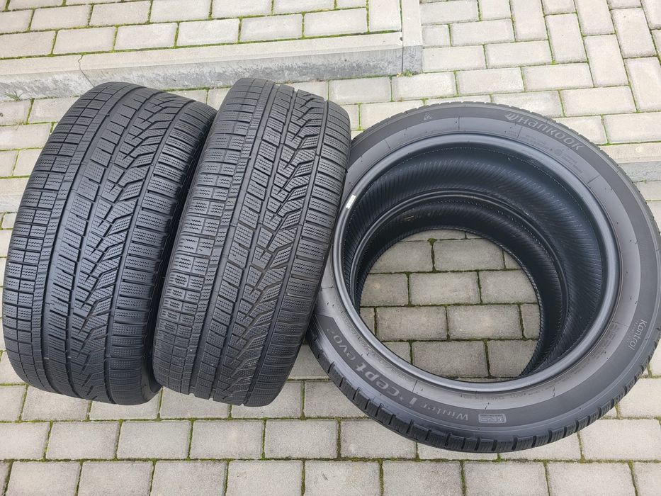 4x Opony Zimowe 255/45/19 Hankook i cept evo2 Bieżnik 6mm RunFlat 21r