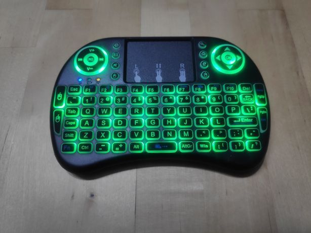 Teclado Wireless Mini - Multifunções com iluminação