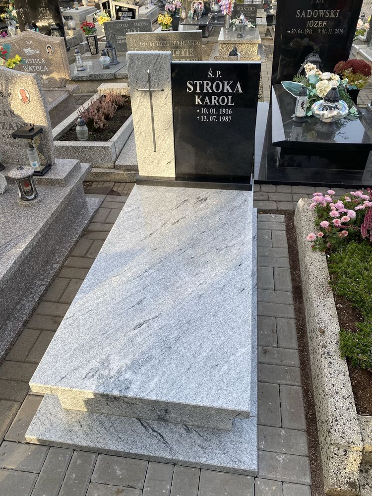 Nagrobek granitowy, pomnik, grób, używane, nowe