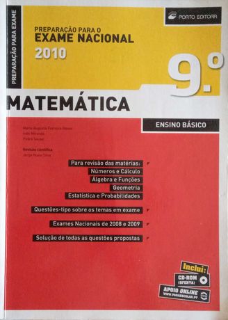 Matemática 9º - preparação para exame nacional 2010