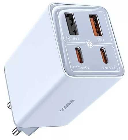 Зарядное устройство Baseus Gan 6 Pro 65W 2USB+2Type-C | PD3.0 |
