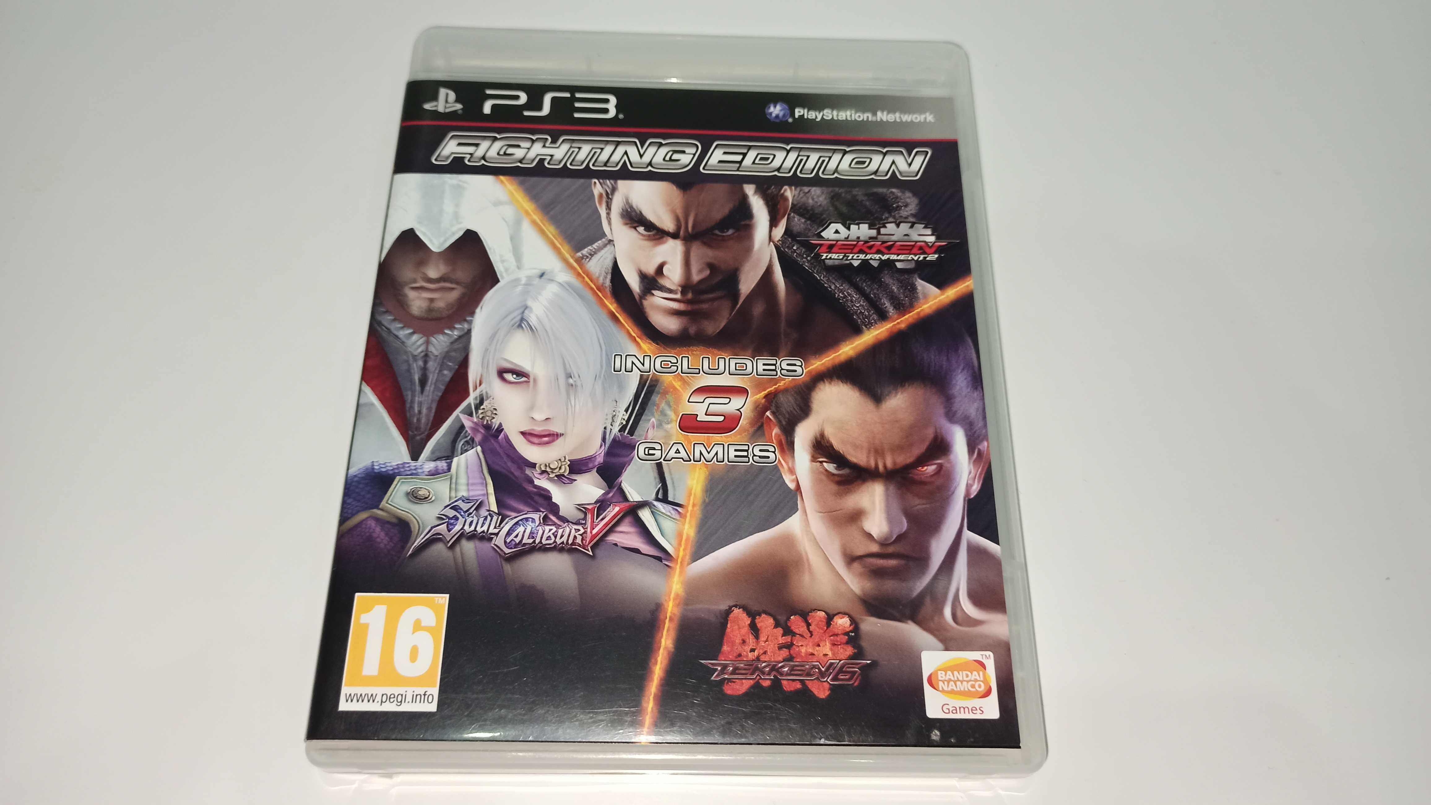 ps3 zestaw 3 gier TEKKEN 6, Tekken tag turnament i Soul Calibur 6