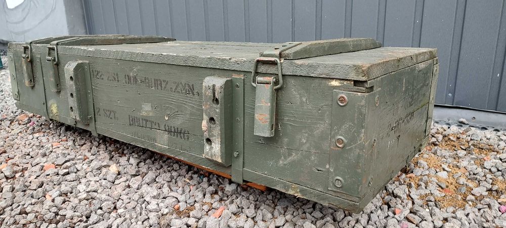 Skrzynia wojskowa drewniana Pancer 1