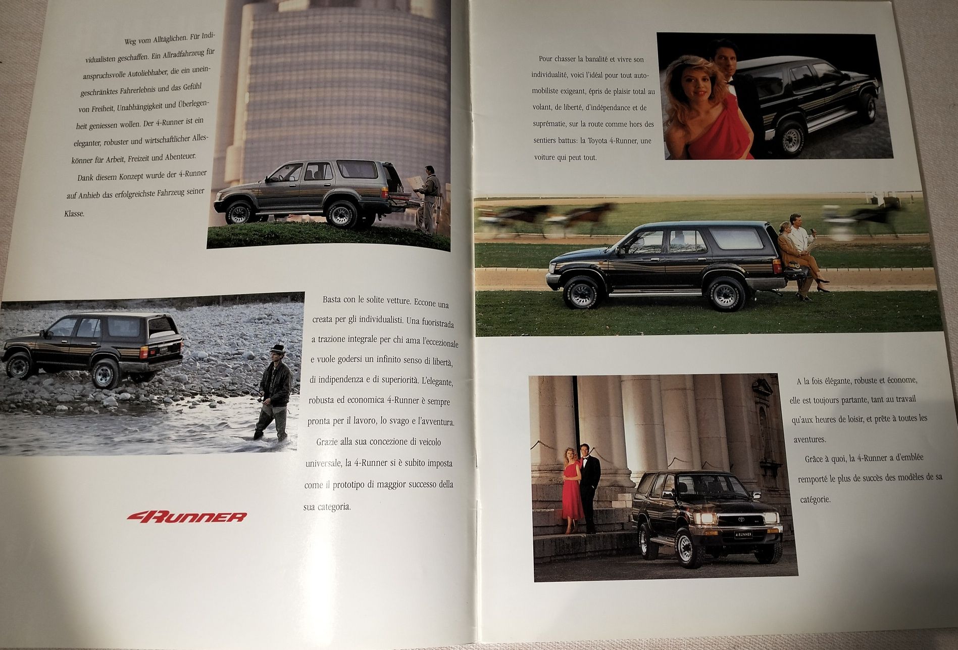 Revista Promocional Toyota 4-Runner 1995