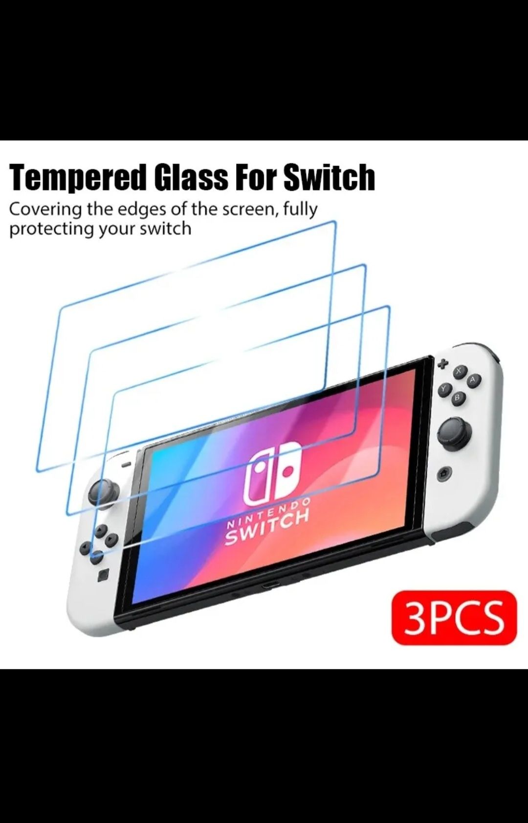 Glass szybki 3 sztuki do nintendo switch