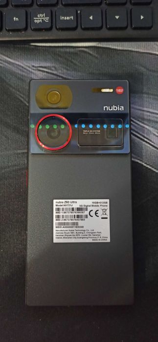 Смартфон ZTE Nubia Z60 Ultra 16/512GB Black