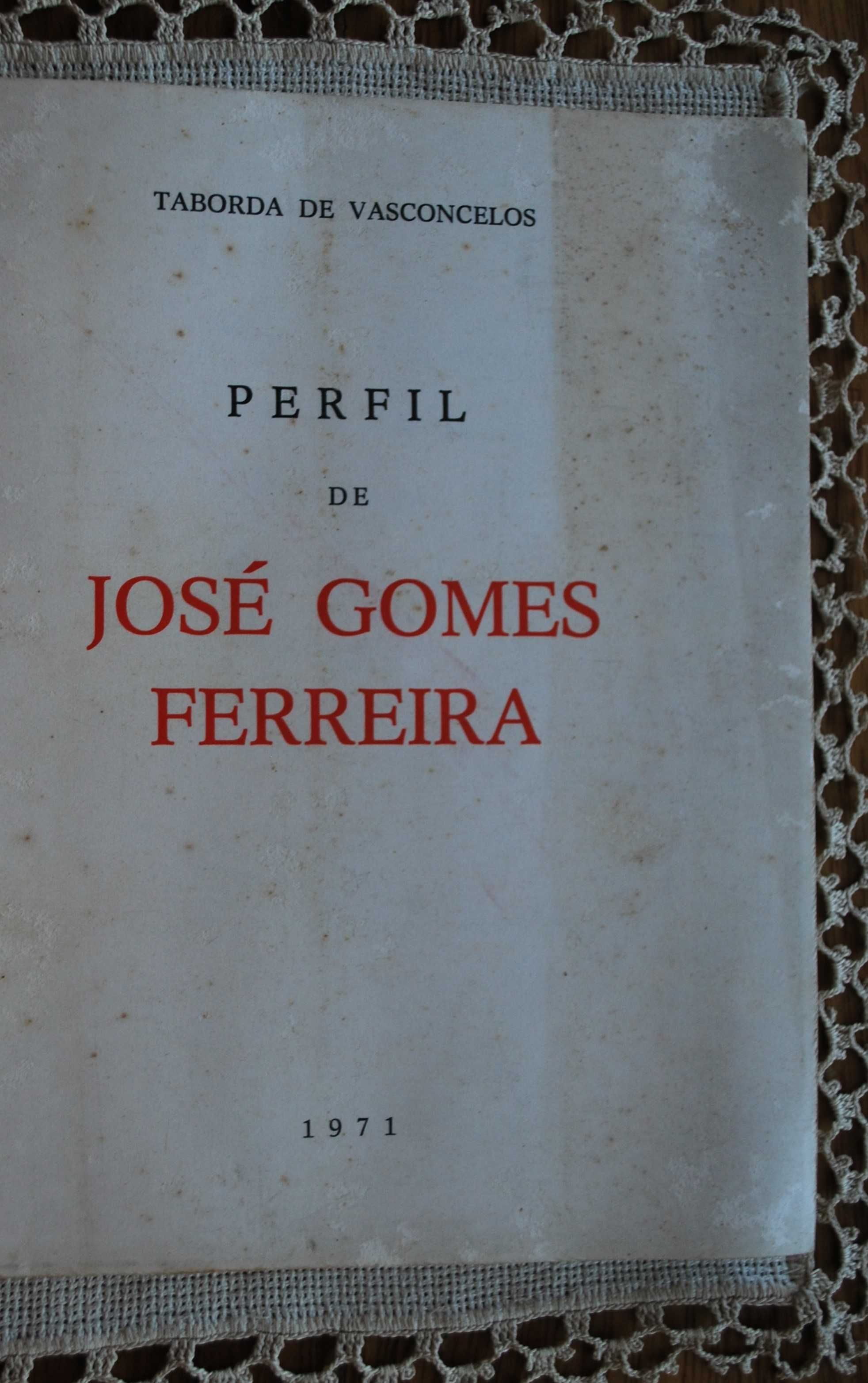 Perfil de José Gomes Ferreira de Taborda de Vasconcelos 1º Edição 1971
