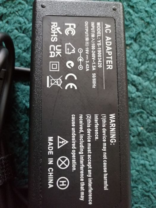 65W Laptop kabel do ładowania zasilacz do Acer LCD Monitor Aspire