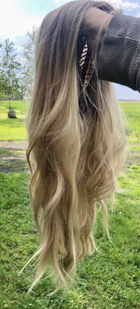 Peruka syntetyczna vebonny blond ombre