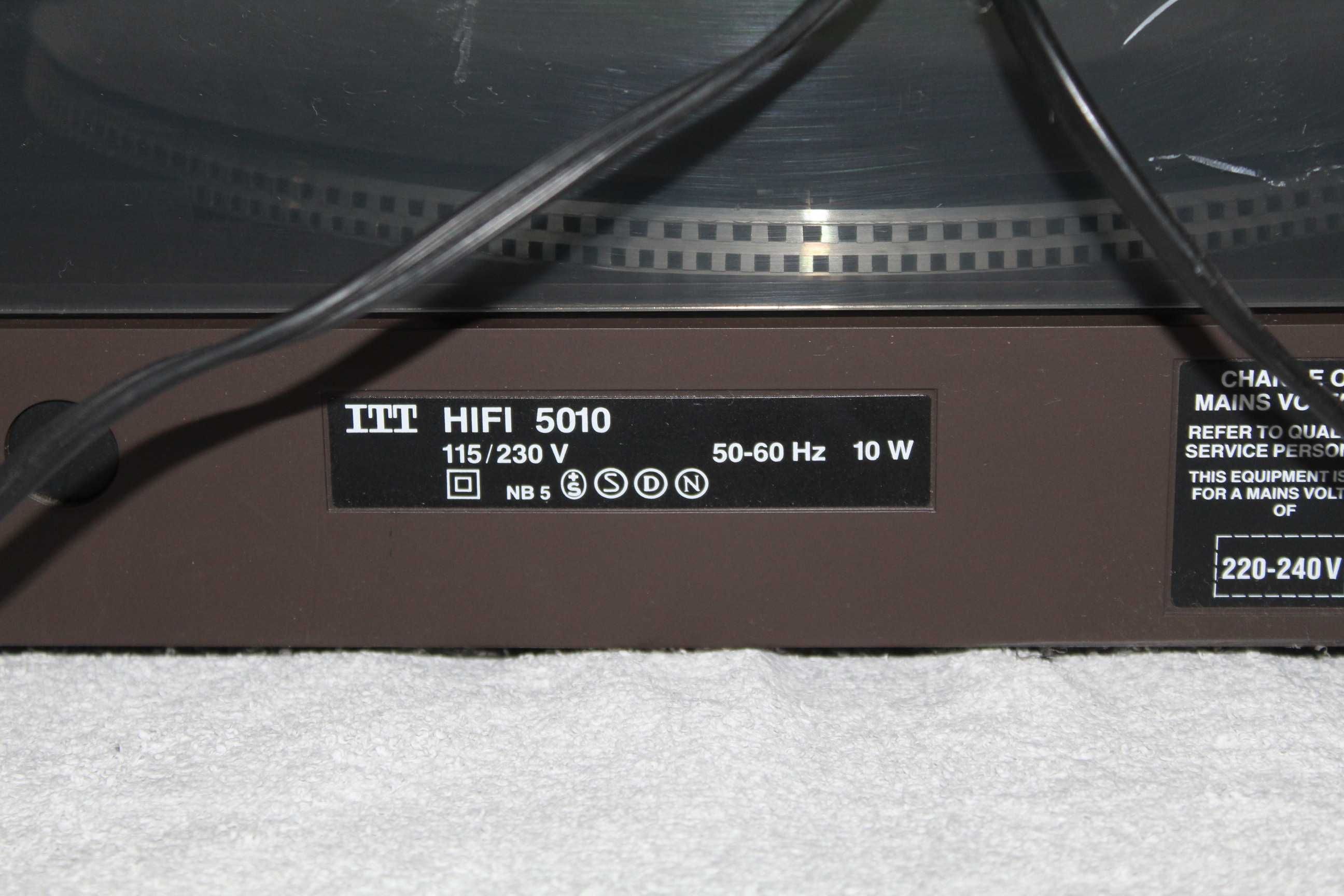 ITT HIFI 5010 DUAL Gramofon adapter stereo na płyty winyle Wysyłka