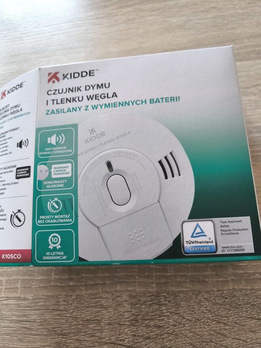 Czujnik dymu i tlenku węgla KIDDE