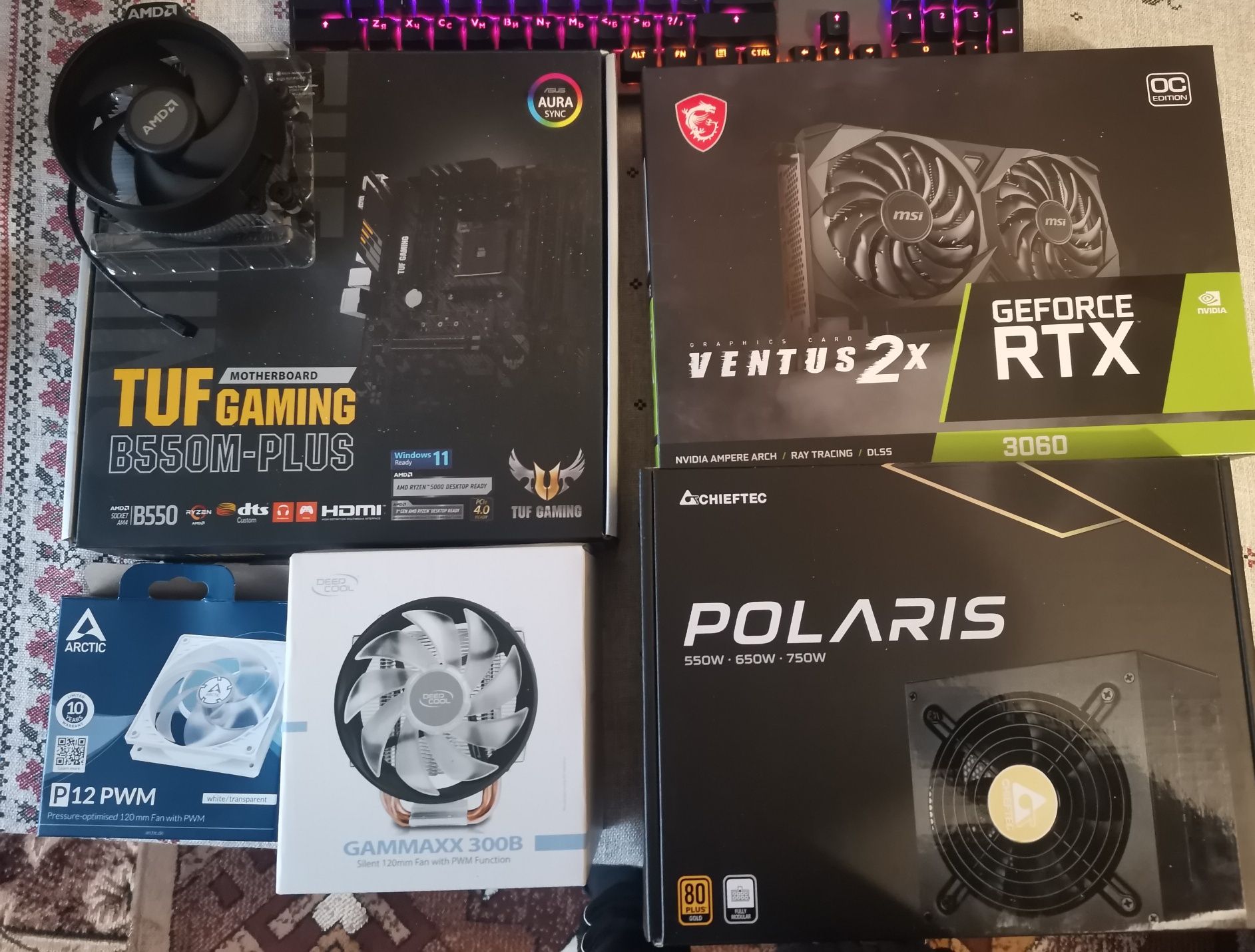 ПК Ryzen 5 5600 3.5(4.4)GHz GeForce RTX 3060 VENTUS 2X O