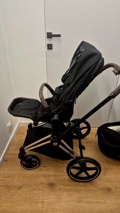 Cybex Priam 4.0 Golden Rose. Wózek spacerowy. Gondola . Łupina