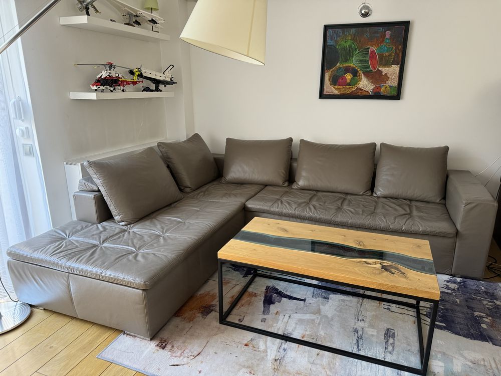 Sofa narożna / narożnik skórzana BoConcept