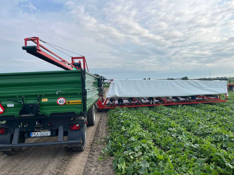 kombajn do ogórków, samolot do rwania ogórków