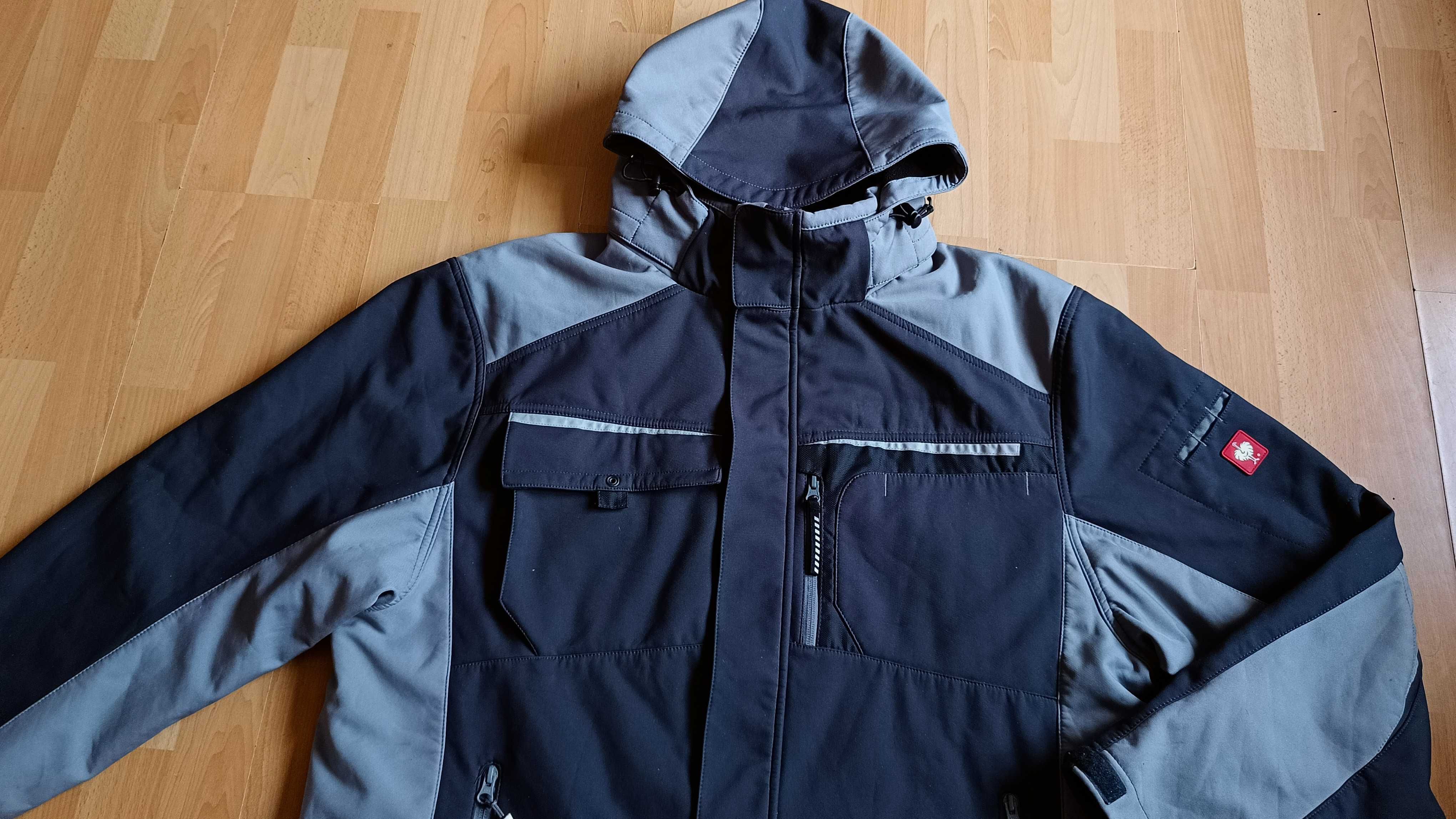 Męska zimowa kurtka softshell ENGELBERT STRAUSS MOTION r.2XL stan bdb