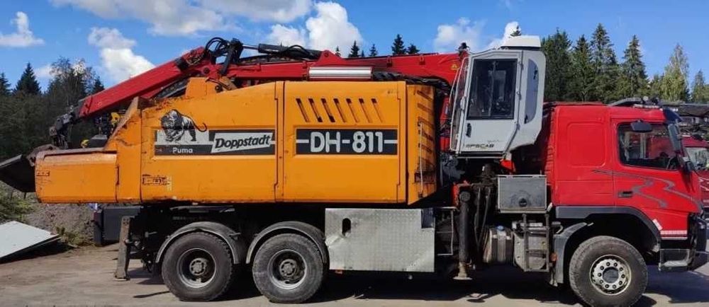 ROZDRABNIACZ Doppstadtt DH 811 RĘBAK Chipper Maszyna do drewna Leasing