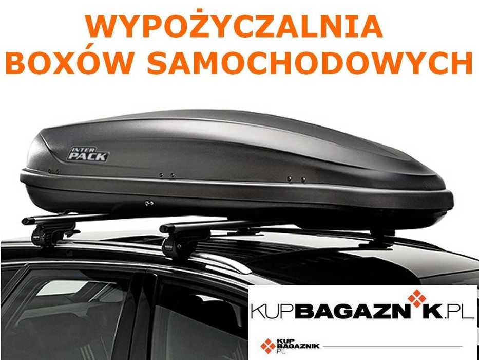 Wypożyczalnia BOXÓW bagażników Box dachowy Bagażnik Kufer Boks Wynajem