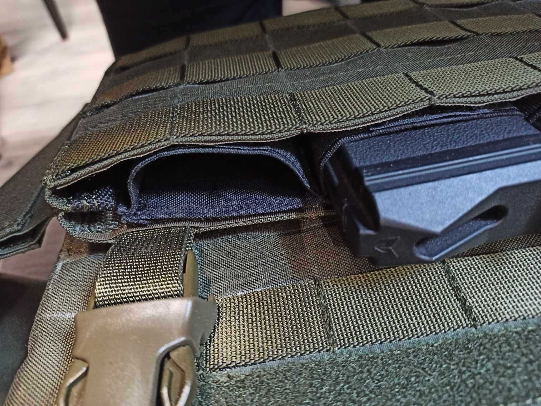 Kamizelka Taktyczna Plate Carrier Ranger green Sapi M Elastyczne Boki