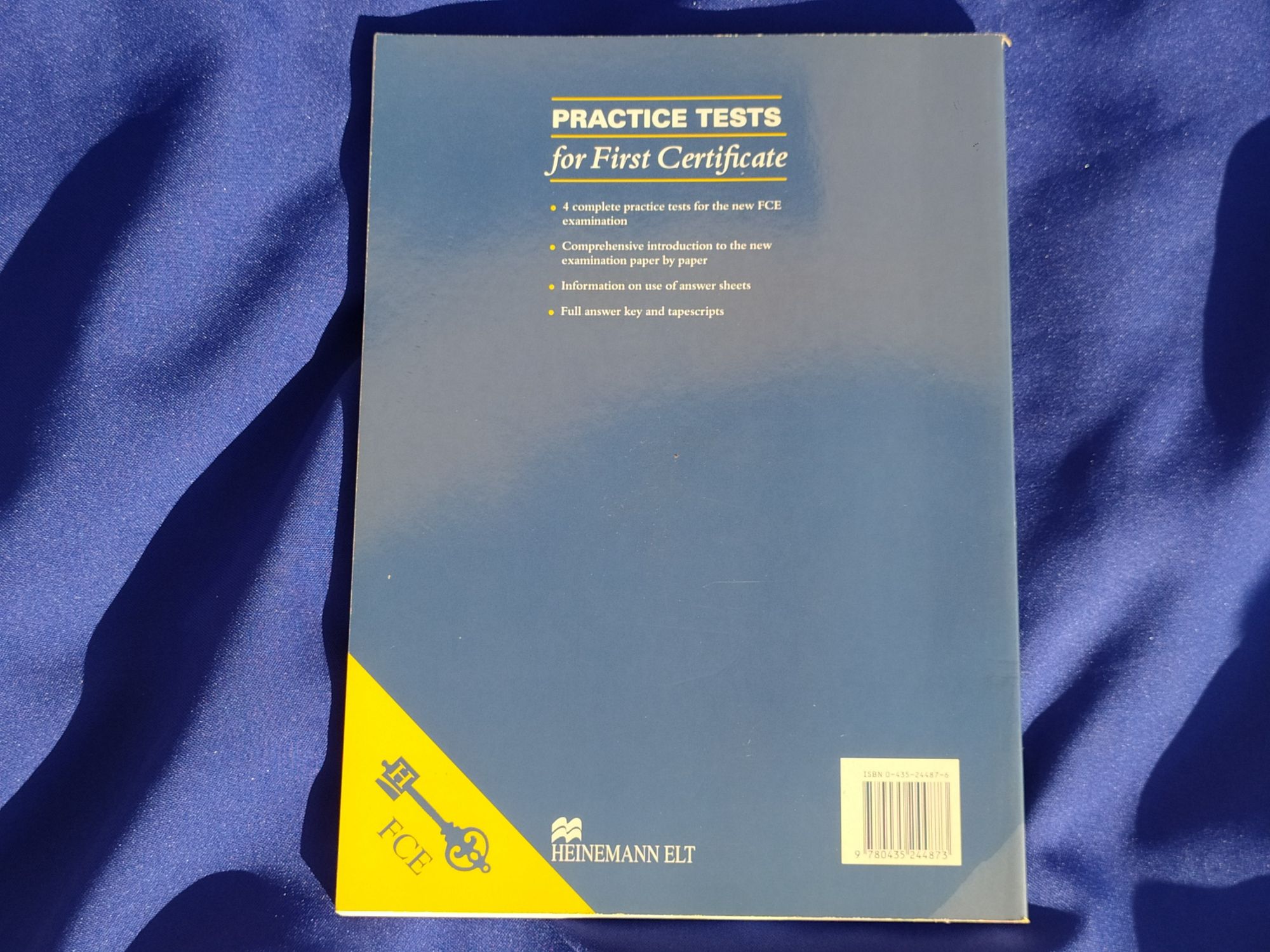 PRACTICE TESTS for First Certificate with Key, J.C. Templer Macmillan