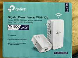 Tp-link wpa7517 Transmiter sieciowy gigabit powerline ac wifi KIT