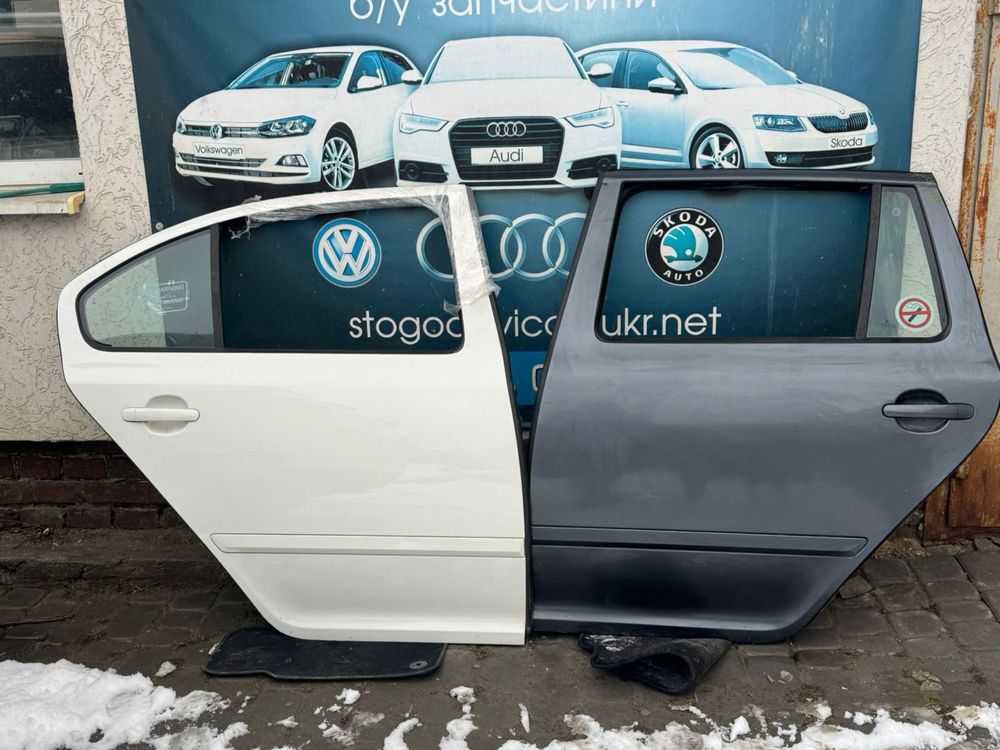 Шкода Октавія А5 Двері Задні Ліві Праві Skoda Octavia A5