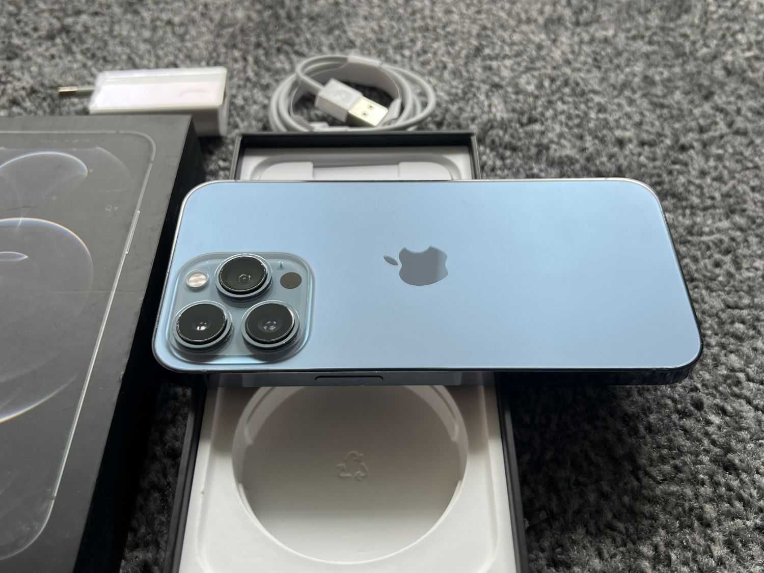 iPhone 13 Pro 512GB SIERRA BLUE NIEBIESKI Pacific Bateria 97% Idealny
