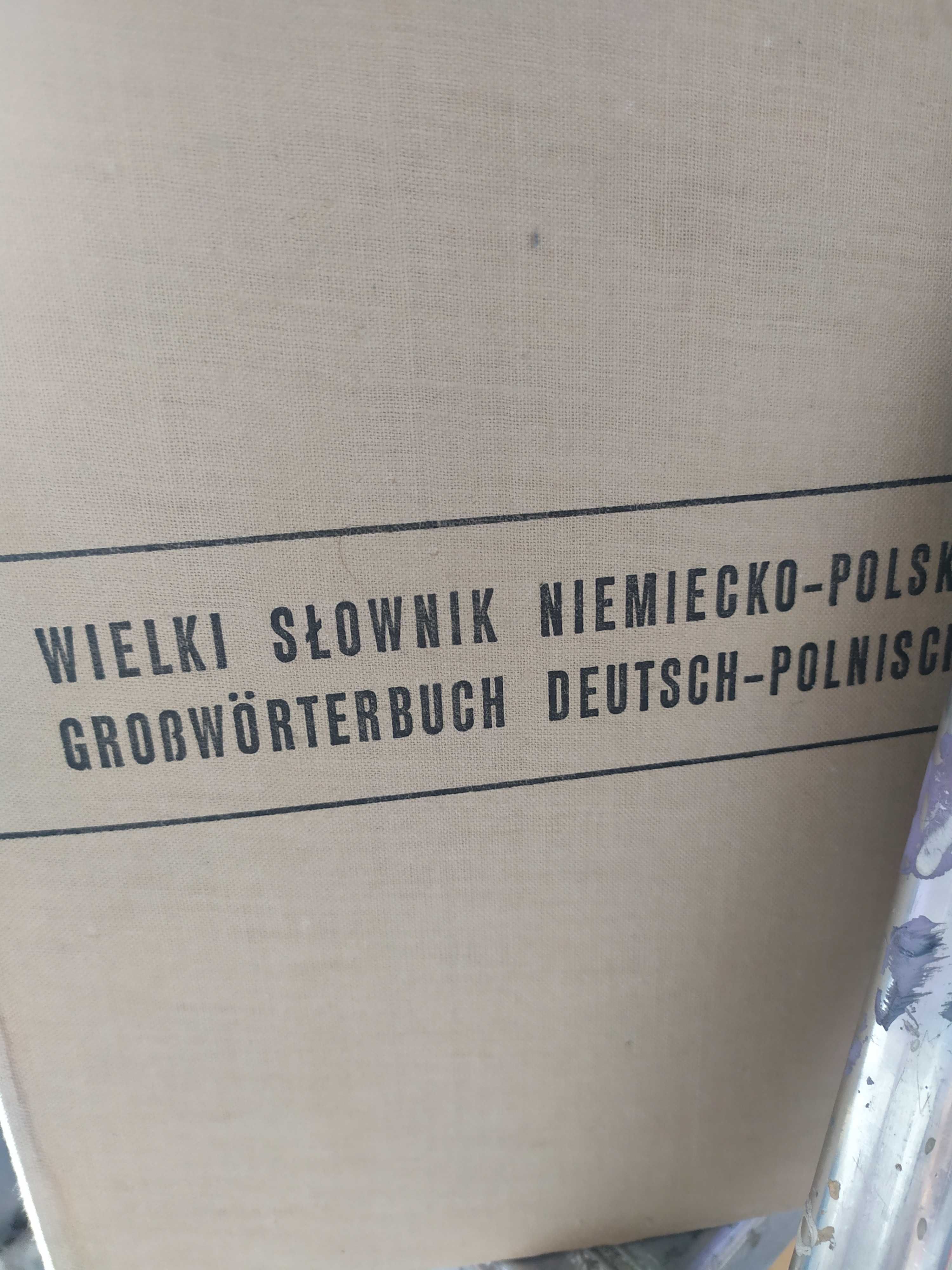 Słownik polsko niemiecki niemiecko-polski.