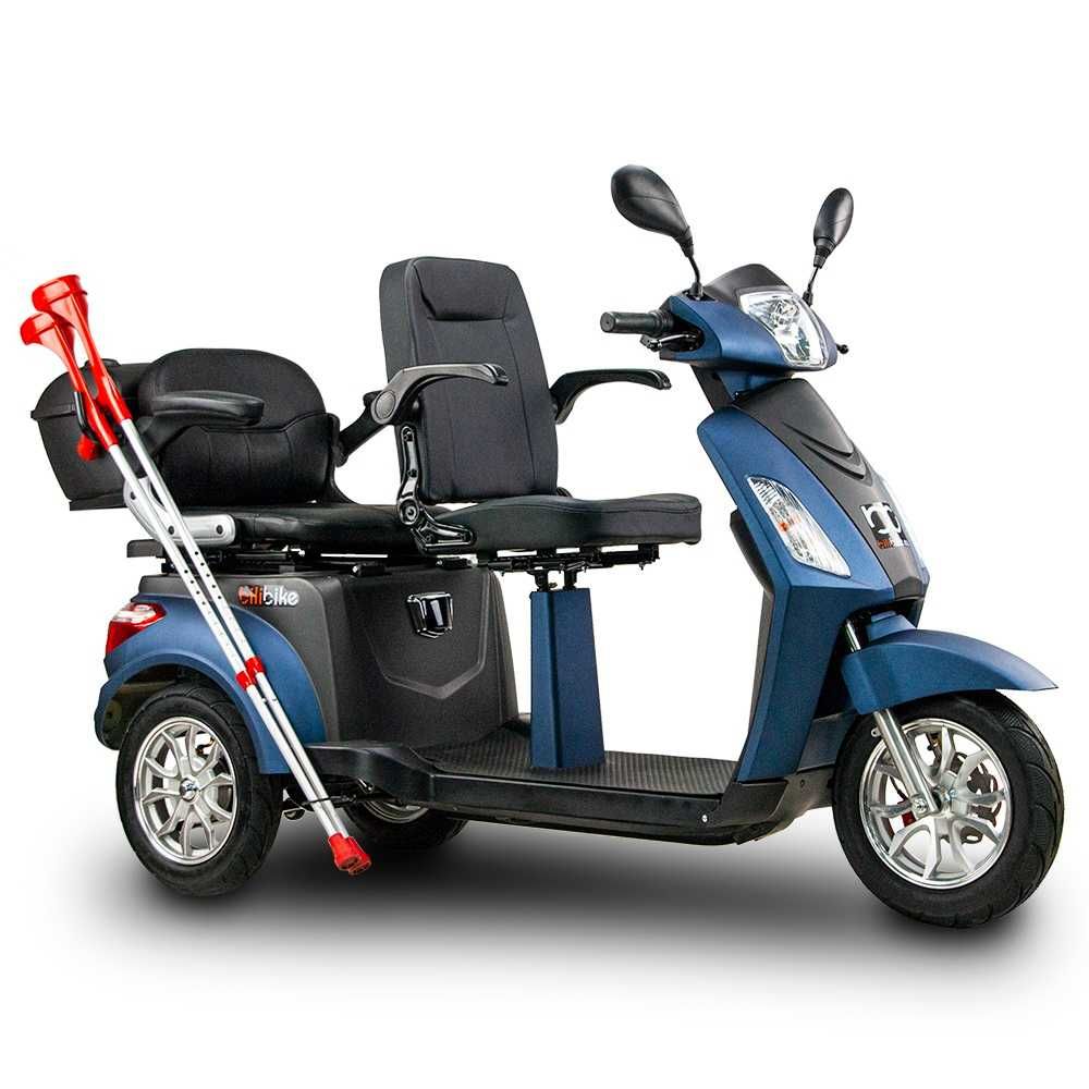 DWU OSOBOWY! Skuter elektryczny dla Seniora, Bili Bike Shino G5 1000W