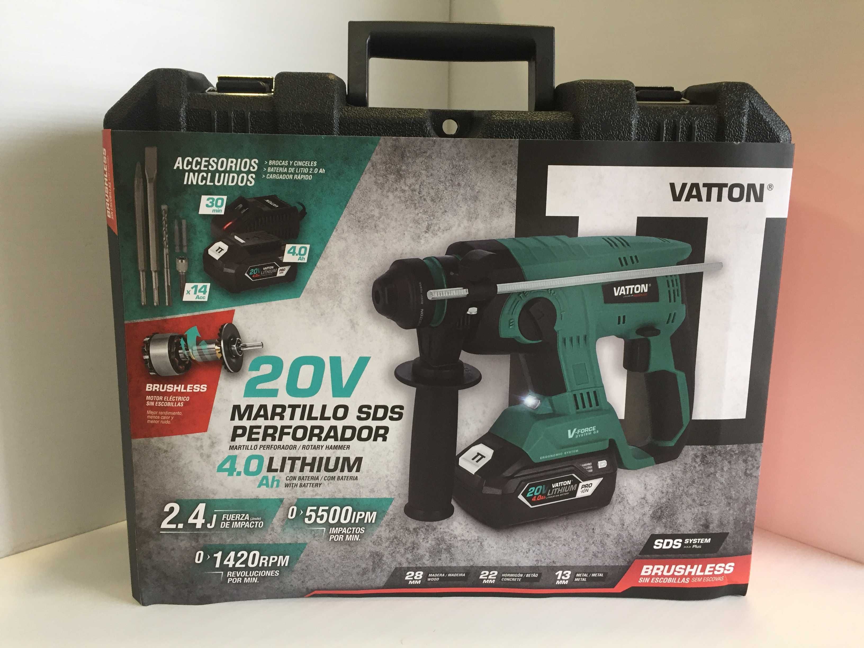 Martelo perfurador  SDS 20V profissional