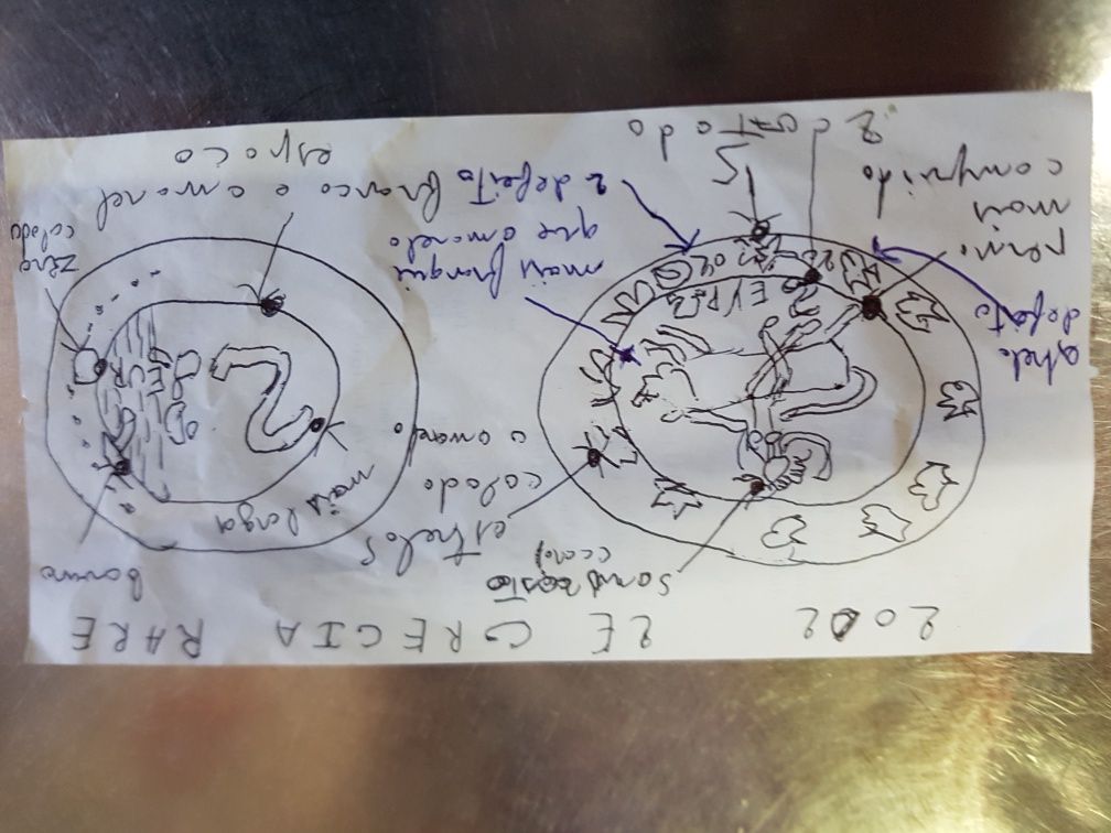 Moeda da Grécia de 2€ rare com defeito de fabricação 2002